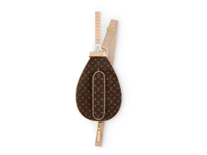 Louis Vuitton Monogram Suzanne Étui Raquette de Tennis Marron Monogramme