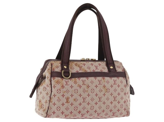 LOUIS VUITTON Monogram Mini Josephine PM Handtasche Rot M92216 LV Auth 180350