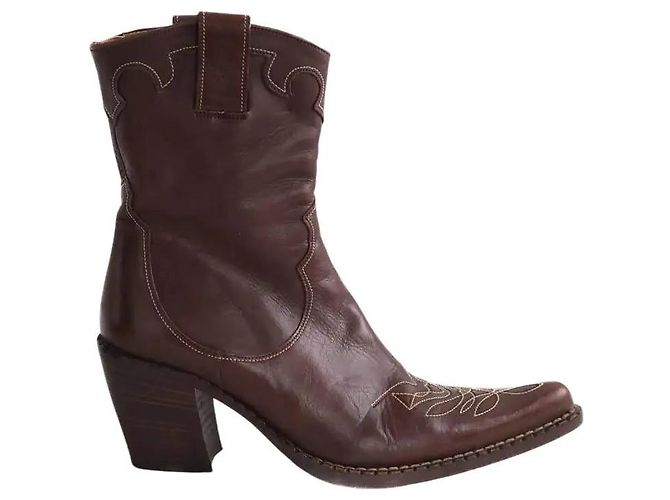 Free Lance Botas western marrones Castaño