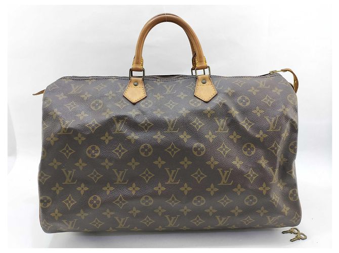 Borsa Louis Vuitton Speedy Monogram Canvas 40 Marrone