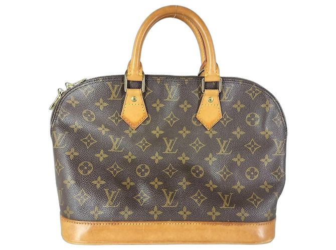 Bolsa Louis Vuitton Alma Monogram Canvas PM Marrom