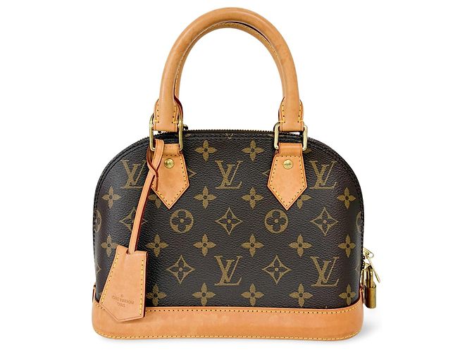 Louis Vuitton Alma Handbag Monogram Canvas BB Brown