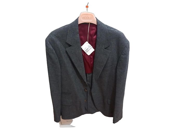 Giacca Brunello Cucinelli in misto cashmere e seta Grigio