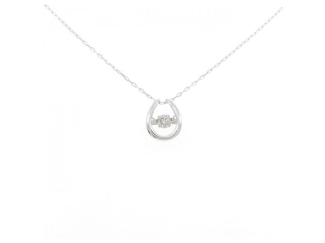 Autre Marque Au750 Diamant-Halskette Silber