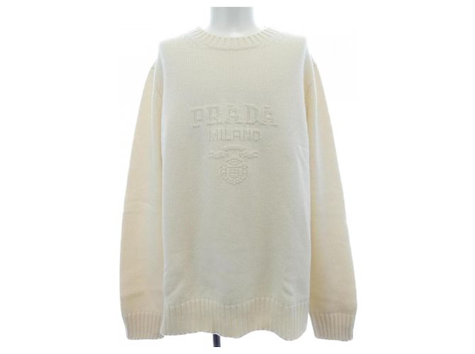 Prada Strickware aus Kaschmir-Mischung Beige