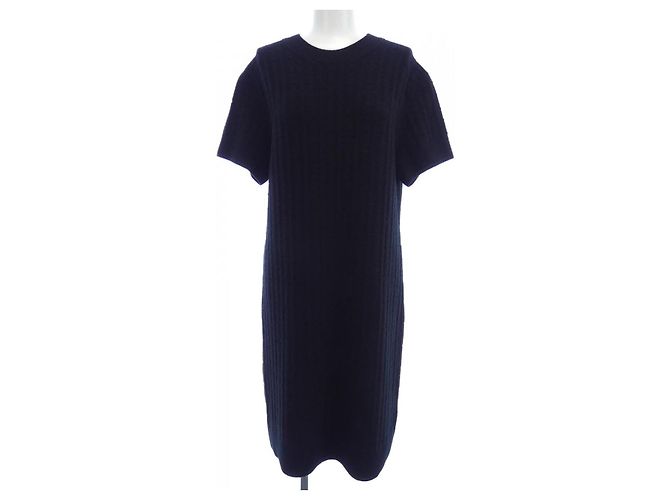 Hermès Hermes H Motiv Kleid Schwarz