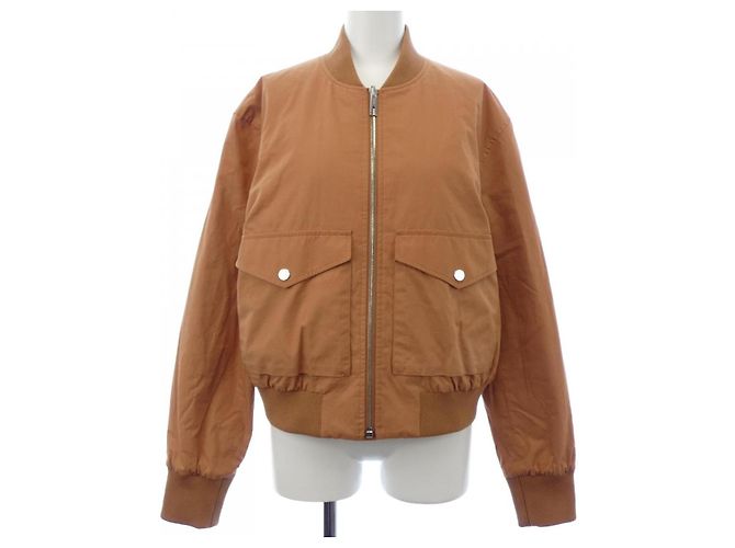 Hermès Hermes CLIQUETIS AQUARELLE Blouson Castaño