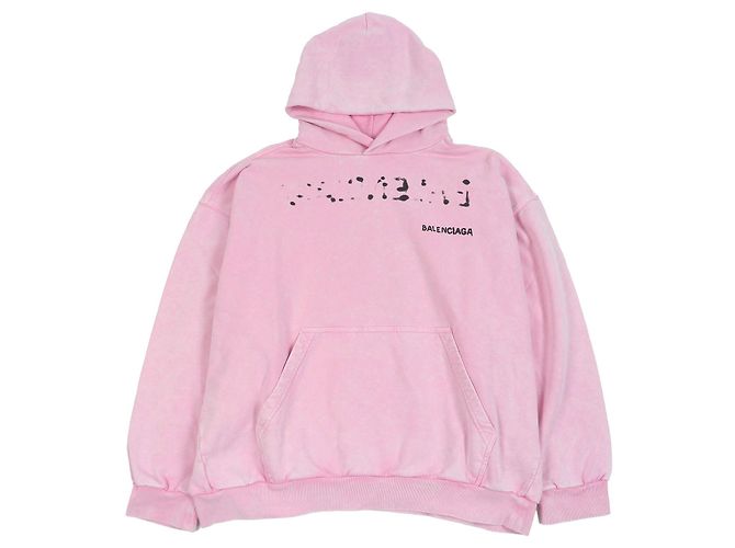 Sudadera Balenciaga de ajuste medio con dibujos hechos a mano Rosa