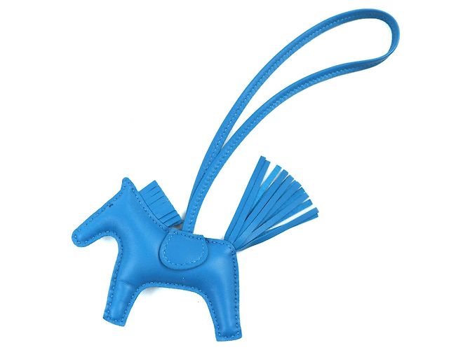 Hermès Hermes Rodeo Charm PM Porte-clés Bleu