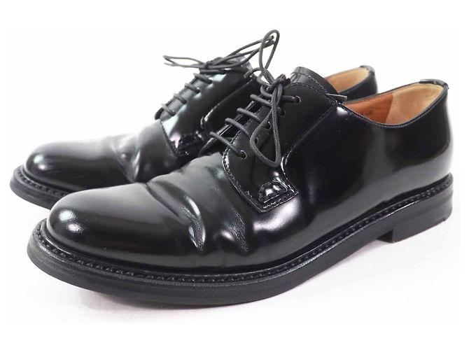Autre Marque Scarpe Derby Church's in pelle Polished Binder Nero