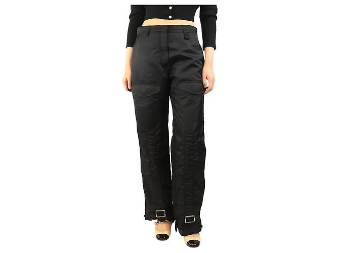 Simone Rocha Pantaloni neri multi tasche - taglia UK 10 Nero
