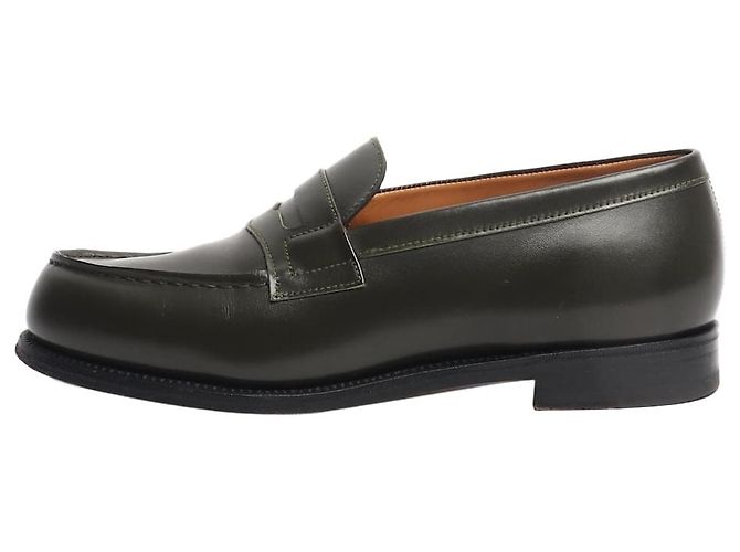 J.M. WESTON Mocassins 180 vert olive foncé - taille EU 36