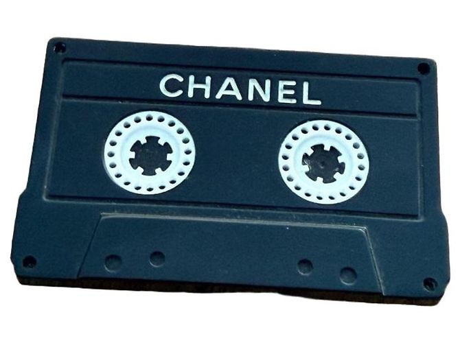 Hebilla de cinturón Chanel Cassette Negro