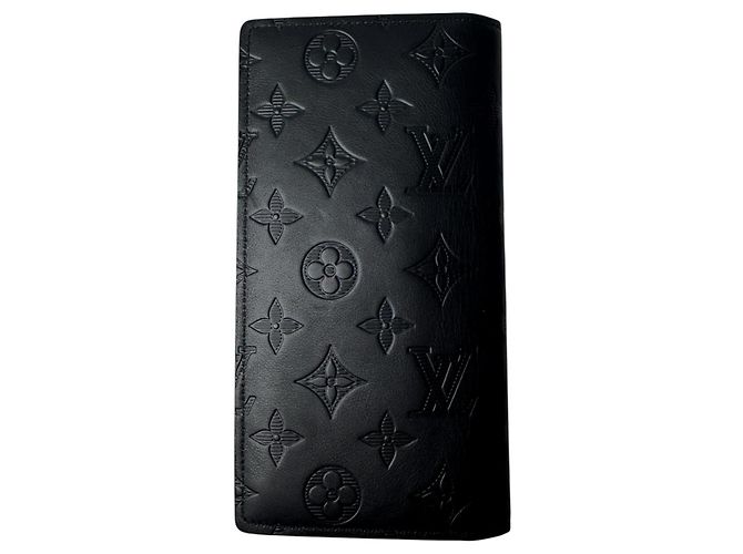 Louis Vuitton Monogram Shadow Portefeuille Brazza Black
