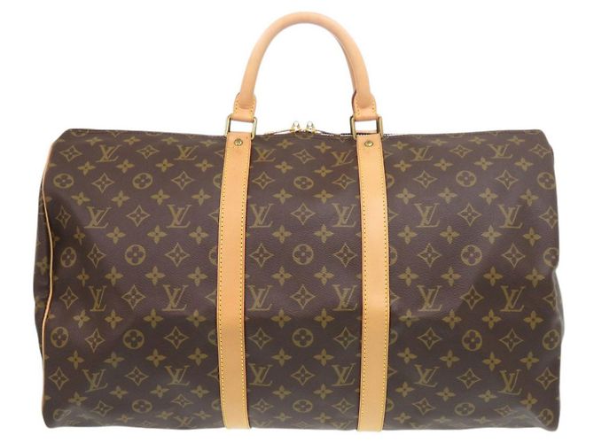 Louis Vuitton Keepall 50 Monogram Sac Boston Marron