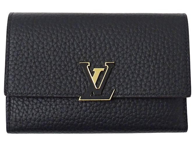 Louis Vuitton Women's Bi-fold Wallet Black Pink