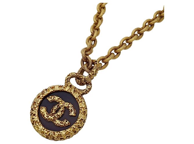 Collana Chanel nera e oro Nero D'oro 