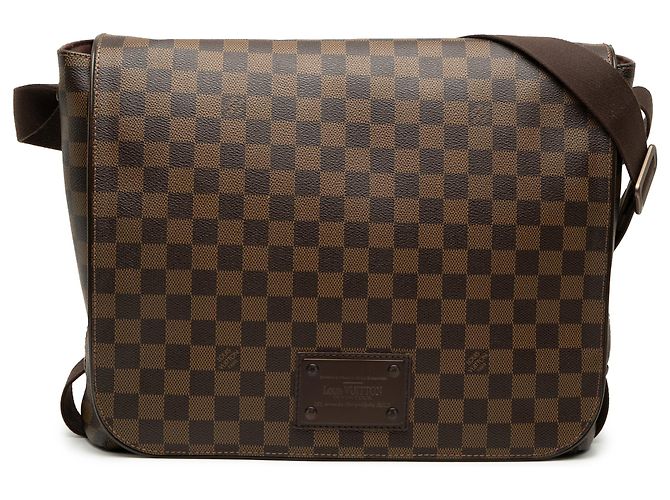 Louis Vuitton Marrom Damier Ebene Brooklyn GM