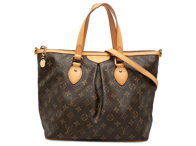 Louis Vuitton Marrón Monogram Palermo PM Castaño