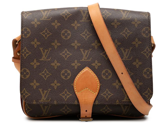 Louis Vuitton Marron Monogram Cartouchiere GM