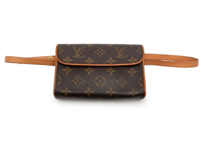 Pochette Florentine Louis Vuitton Marrone Monogram
