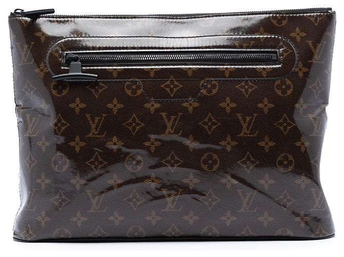 Pochette Louis Vuitton Monogram Glaze Marrone Cosmos