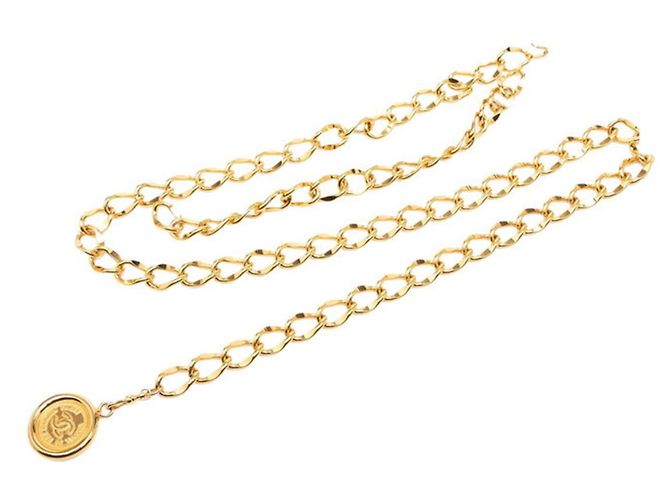 Chanel Coco Mark 31 RUE CAMBON Gold Plated Chain Belt