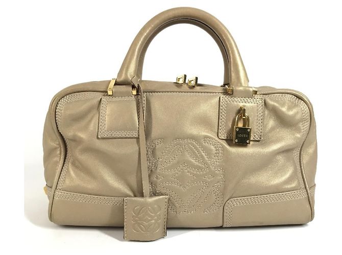 Sac cabas Loewe Amazona 28 Doré