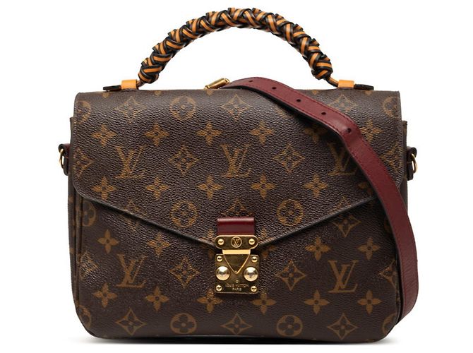 Bolsa Louis Vuitton Monogram Pochette Metis MM Marrom Multicor