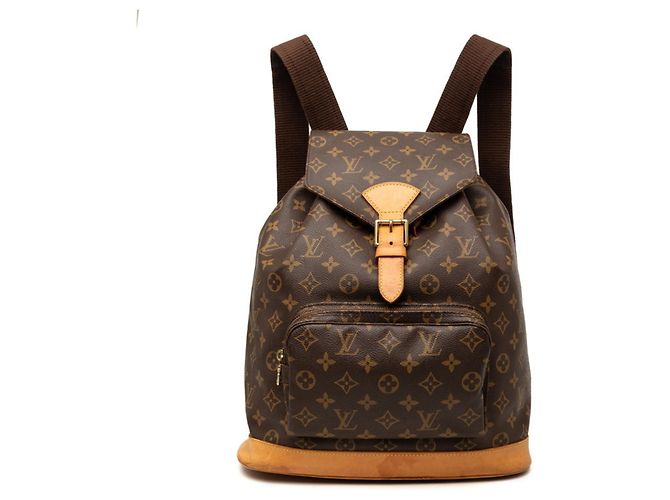 Mochila Louis Vuitton Monogram Montsouris GM Marrom Monograma
