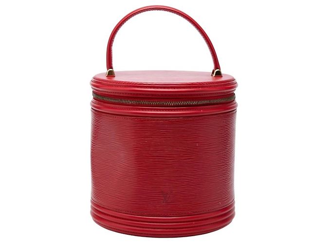 Bolsa Vanity Louis Vuitton Epi Cannes Vermelho
