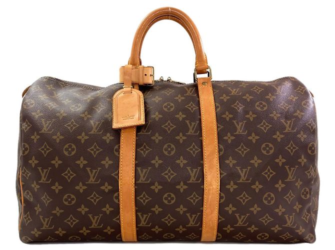 Bolsa Boston Louis Vuitton Monogram Keepall 50 Monograma