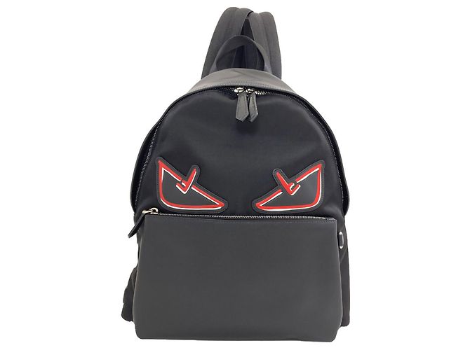 Fendi Bugs Monster Backpack Black