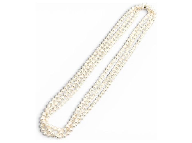 Tiffany & Co Collar envolvente de perlas Tiffany Ziegfeld Collection Blanco