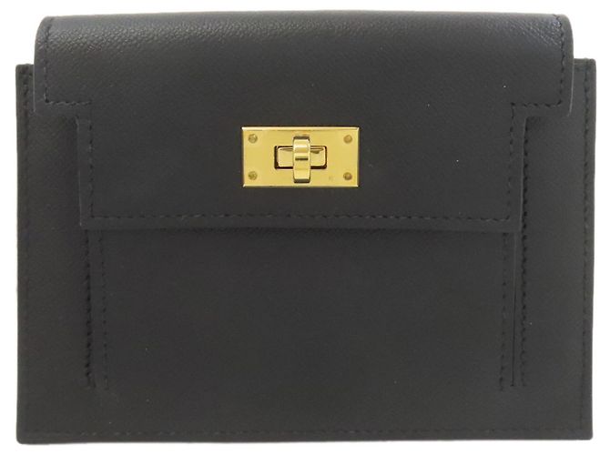 Hermès Hermes Kelly Pocket Compact Coin Case Black