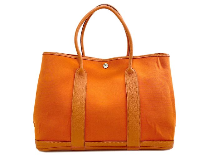 Hermès Bolsa Hermes Garden Party PM Laranja