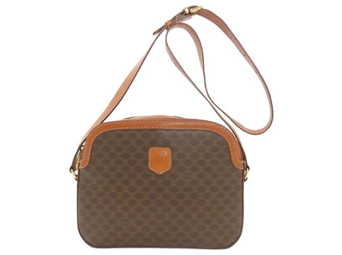 Céline Borsa a tracolla Celine motivo Macadam Marrone