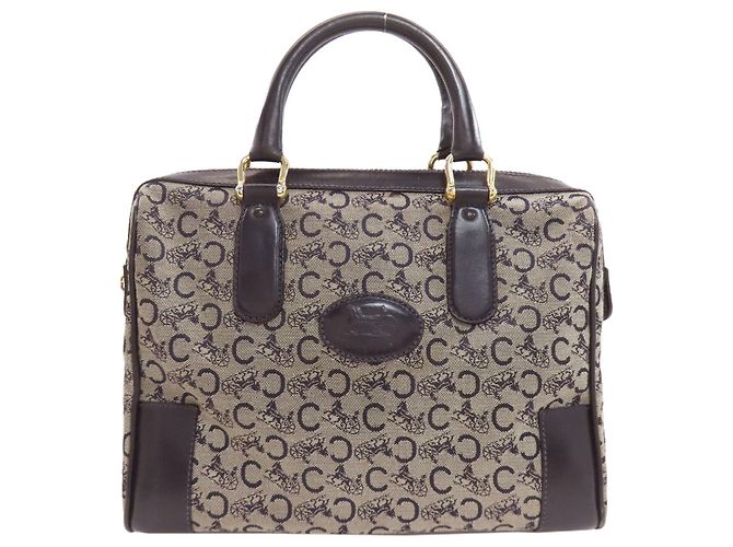 Céline Borsa Celine C. Sulky Canvas da donna Blu navy