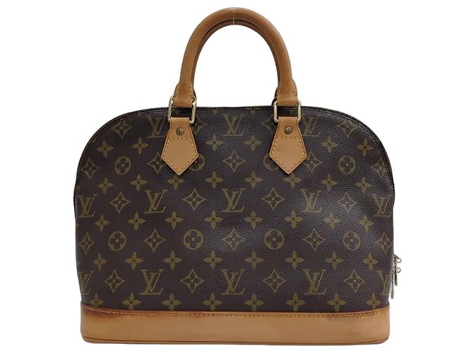 Bolsa Louis Vuitton Alma Monogram Canvas PM Marrom