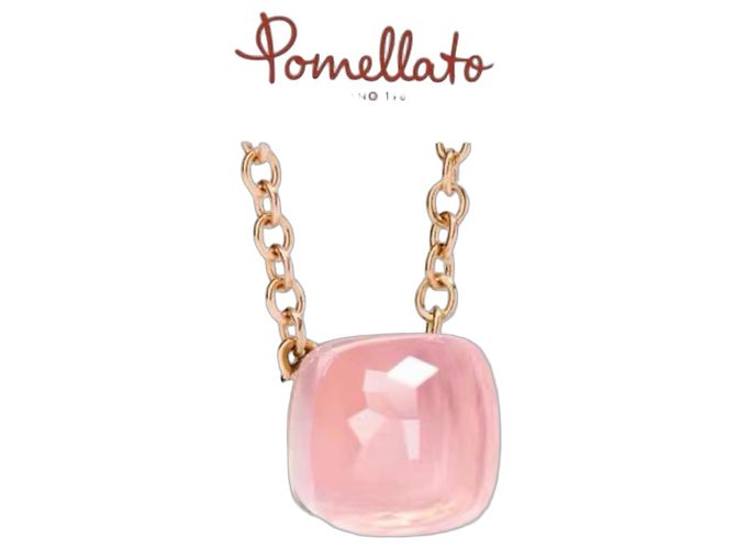 Colar Pomellato Nudo Petit em ouro rosa 18K