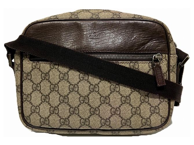 Borsa a Spalla Gucci GG Supreme Beige