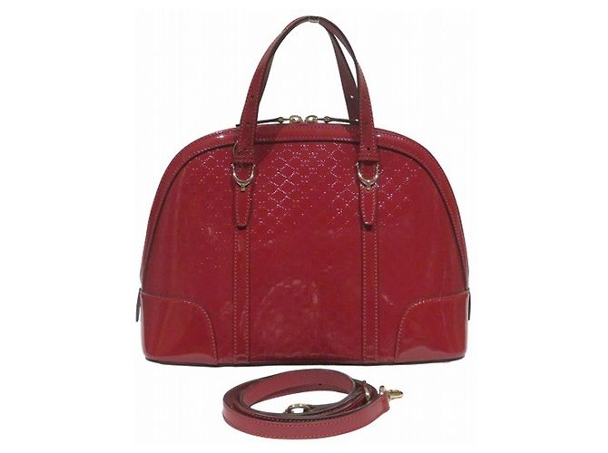 Gucci Microguccissima 2-Way Handtasche Schultertasche Rot