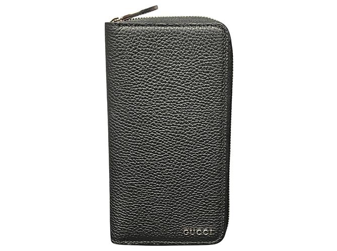 Gucci Long Wallet in Black Leather