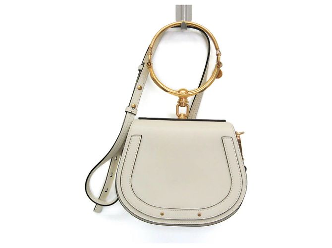 Chloé Borsa a tracolla Chloe Nile in pelle Small Beige