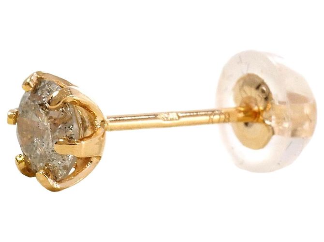 Autre Marque Orecchini a lobo in oro rosa 18K e diamanti D'oro
