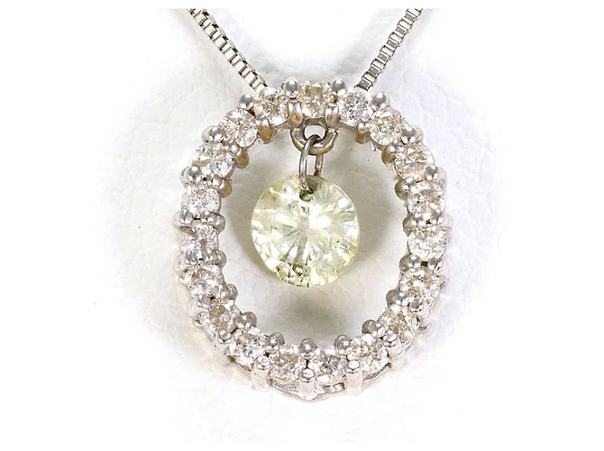 Autre Marque Collana in oro bianco 18K e diamanti D'oro