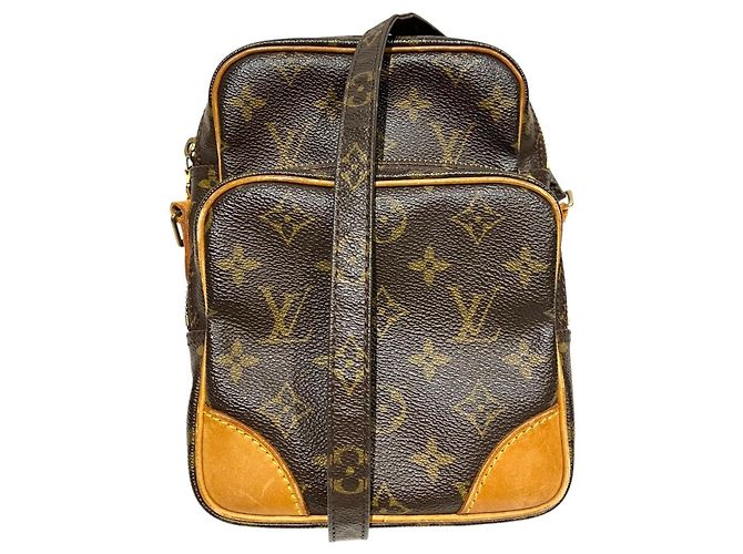 Bolso de hombro Louis Vuitton Amazon Castaño Monograma