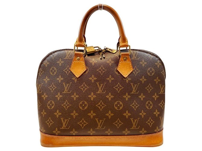 Sac à main Louis Vuitton Alma Marron
