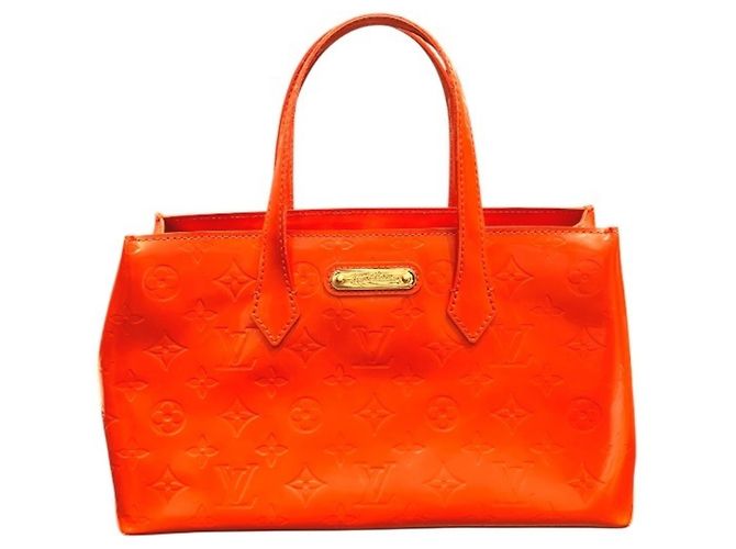 Bolso Louis Vuitton Vernis Wilshire PM Naranja