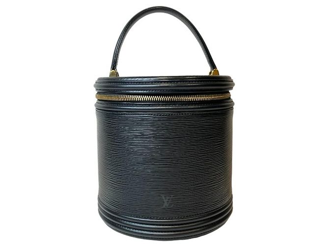 Sac à main Louis Vuitton Epi Cannes Noir